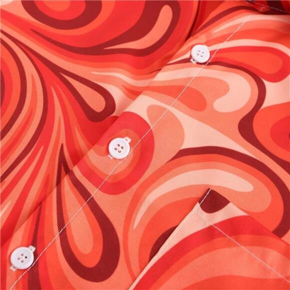 Men's Funky Hawaiian Shirt Palm Beach Shirts Tropical Vacation Summer Clothes‎ - Picture 5 of 5